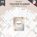 Printable Teacher Planner | Digital Planner Pages | Lesson Planner ...