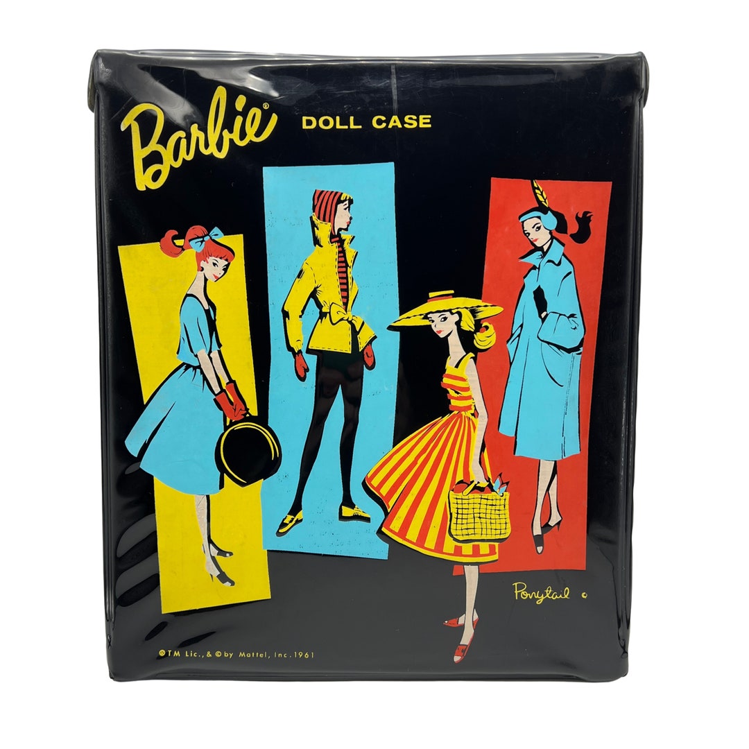 Vintage Barbie Doll Carry Case Ponytail 1961 VERY NICE Etsy