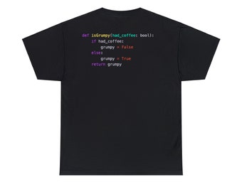 Programmer's Daily Dilemma T-Shirt - Funny Coding Coffee Reference Tee, Ideal for Developers, Perfect for Those Who Combine Java with Java