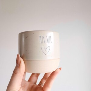 Personalized ceramic mug with your desired text | personalized | personalized coffee mug image 2