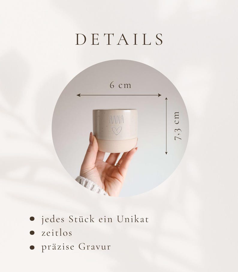 Personalized ceramic mug with your desired text | personalized | personalized coffee mug image 3
