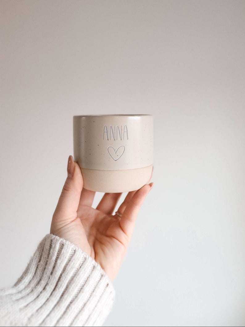 Personalized ceramic mug with your desired text | personalized | personalized coffee mug image 1