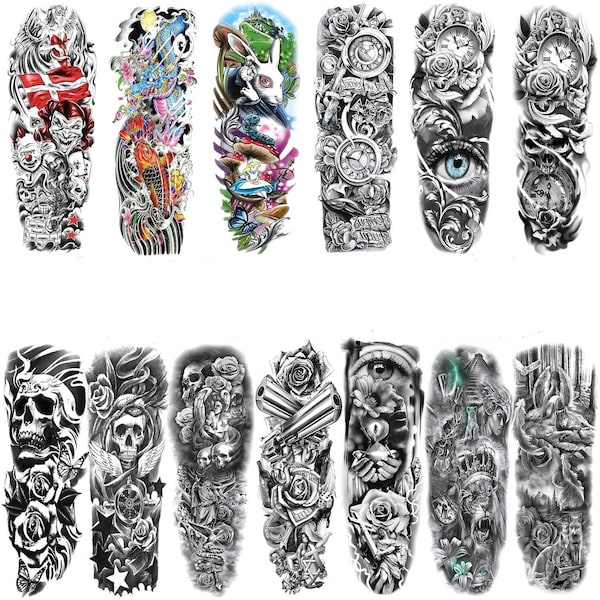 Forearm Tattoo Stencils - Etsy