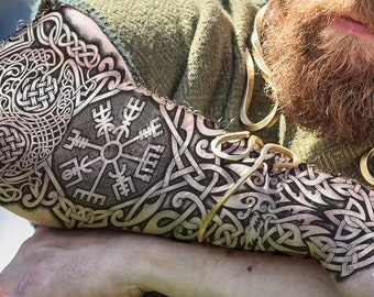 GOW Odin Viking Nordic Compass Medieval Celtic Tree of Life Wolves Flash Sublimation Printable Digital Tattoo Resizable Cosplay Costume Art