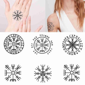 Thor GOW Temporary Tattoos for Cosplayers. Face Runes, Chest and Stomach  Designs for Viking Cosplaying. God Of War Costume