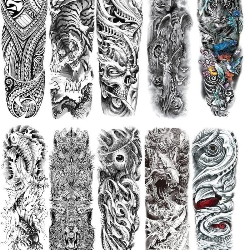 Arm Sleeve Tattoos for Men - Etsy