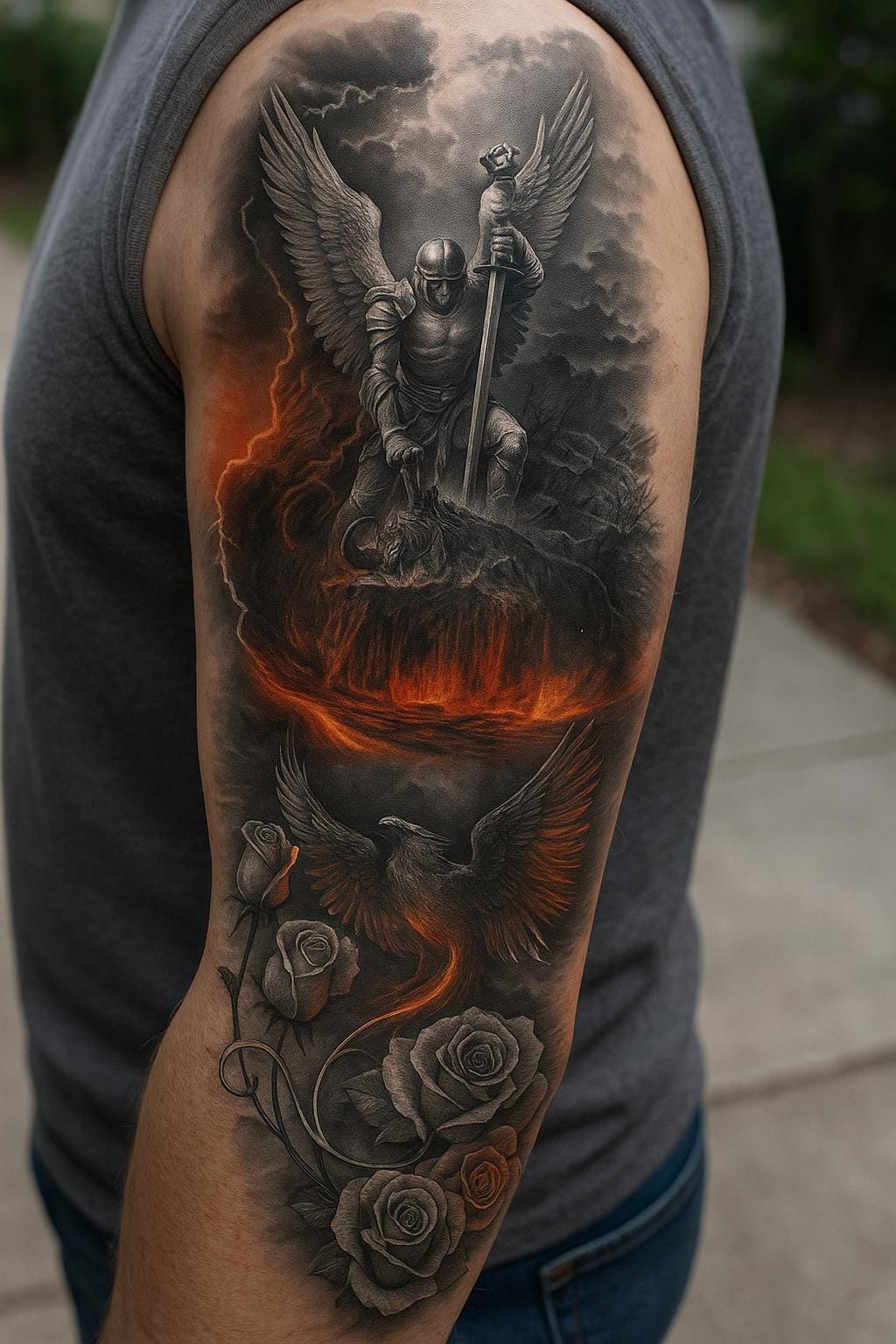 Guardian Angel With Wings Tattoo Meaning