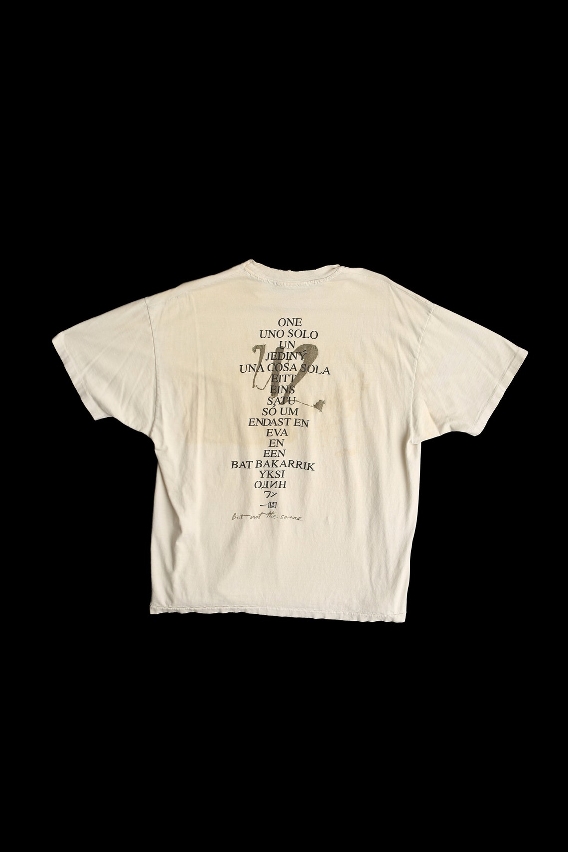 Vintage U2 One T-shirt Smell the Flowers While You Can - Etsy
