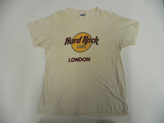 Tilsvarende replika Instrument Hard Rock Cafe London Vintage T-shirt Hanes Label Made in Usa - Etsy