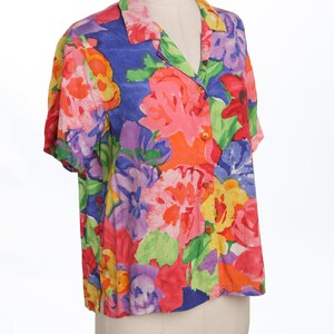 Jam's World Floral Print Rayon 90's Top - Etsy