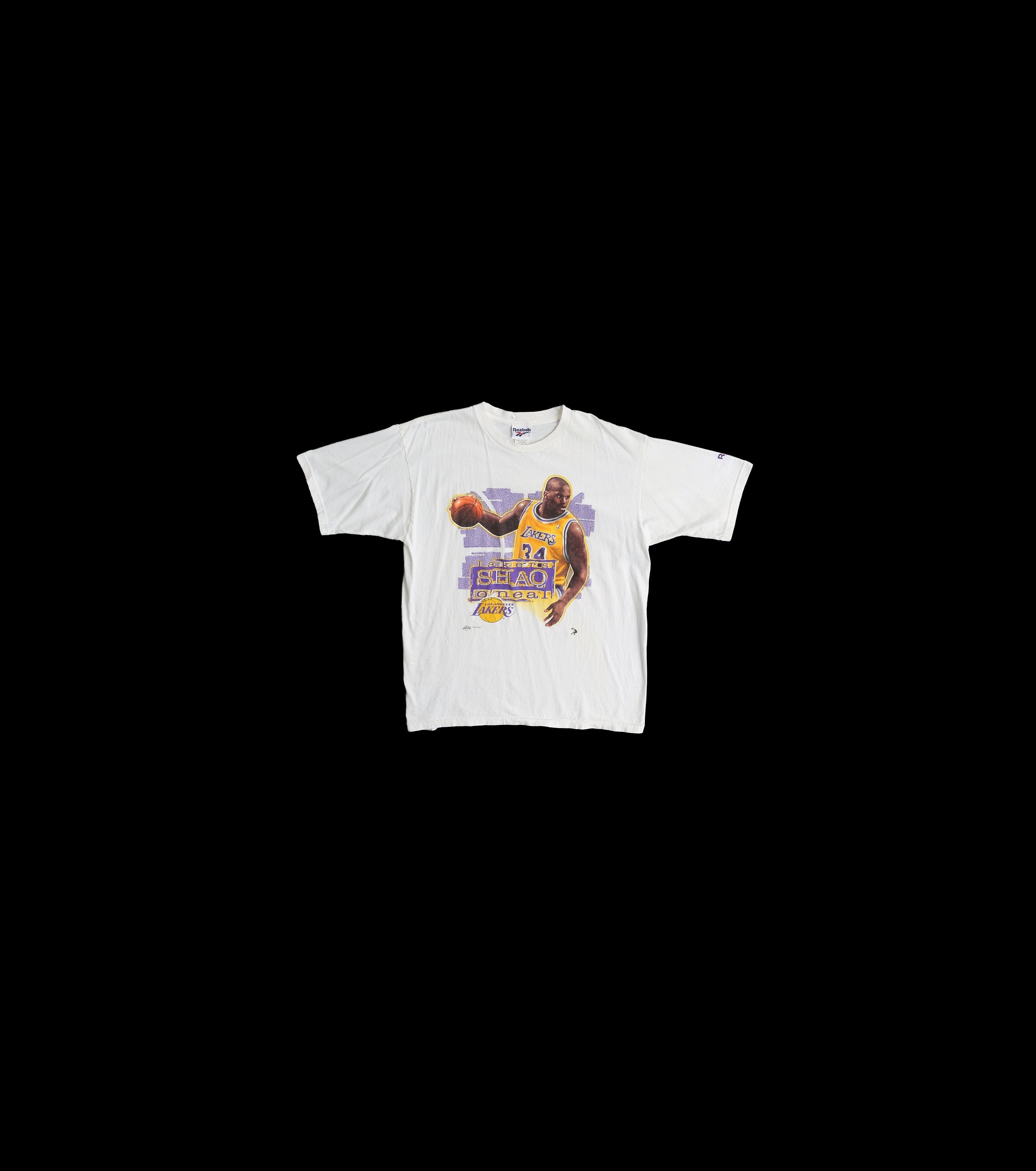 Vintage 00s Cotton Purple Reebok Lakers Los Angeles T-Shirt