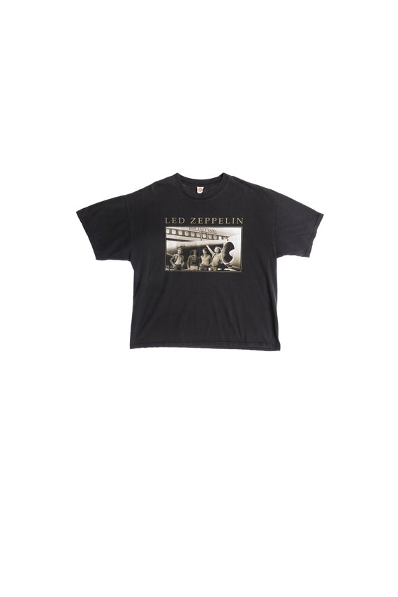 Led Zeppelin T-shirt Photo III Band Logo New Official Homme Noir