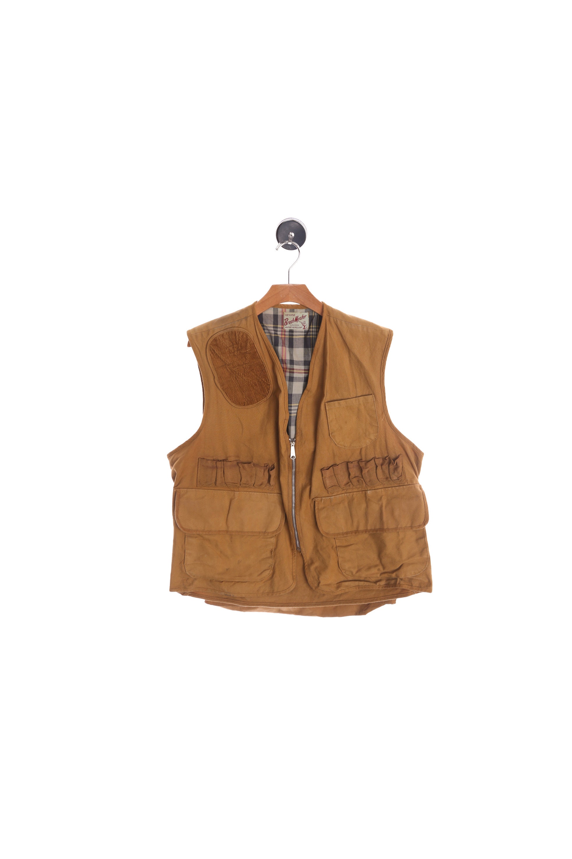 Vintage Hunting Vest Canvas Costume Made by Brush Master - Etsy