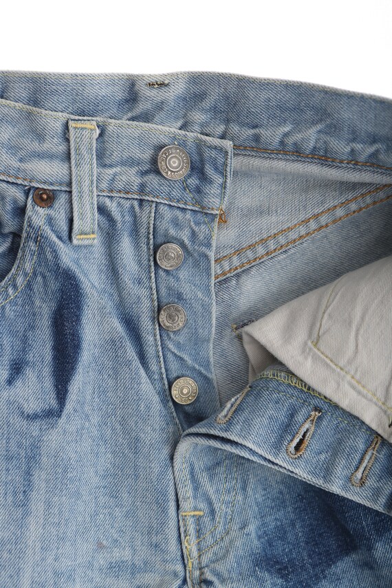 Levi's Bleached Denim Shorts Gem