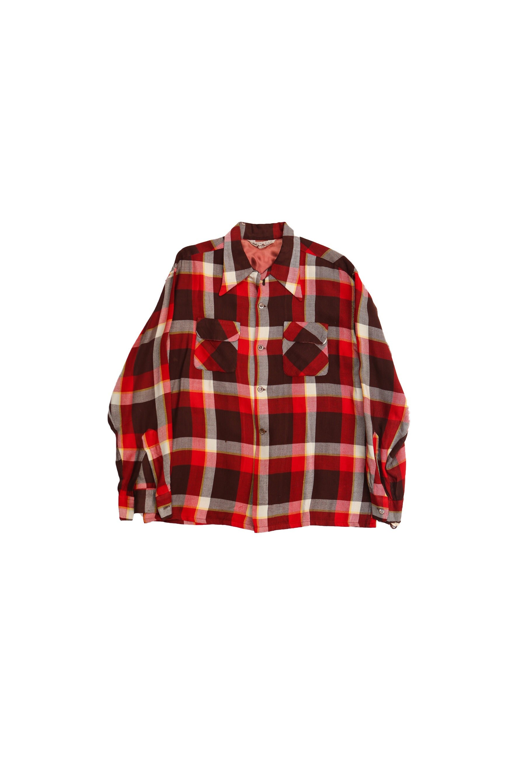 50s Plaid Shirt - Etsy