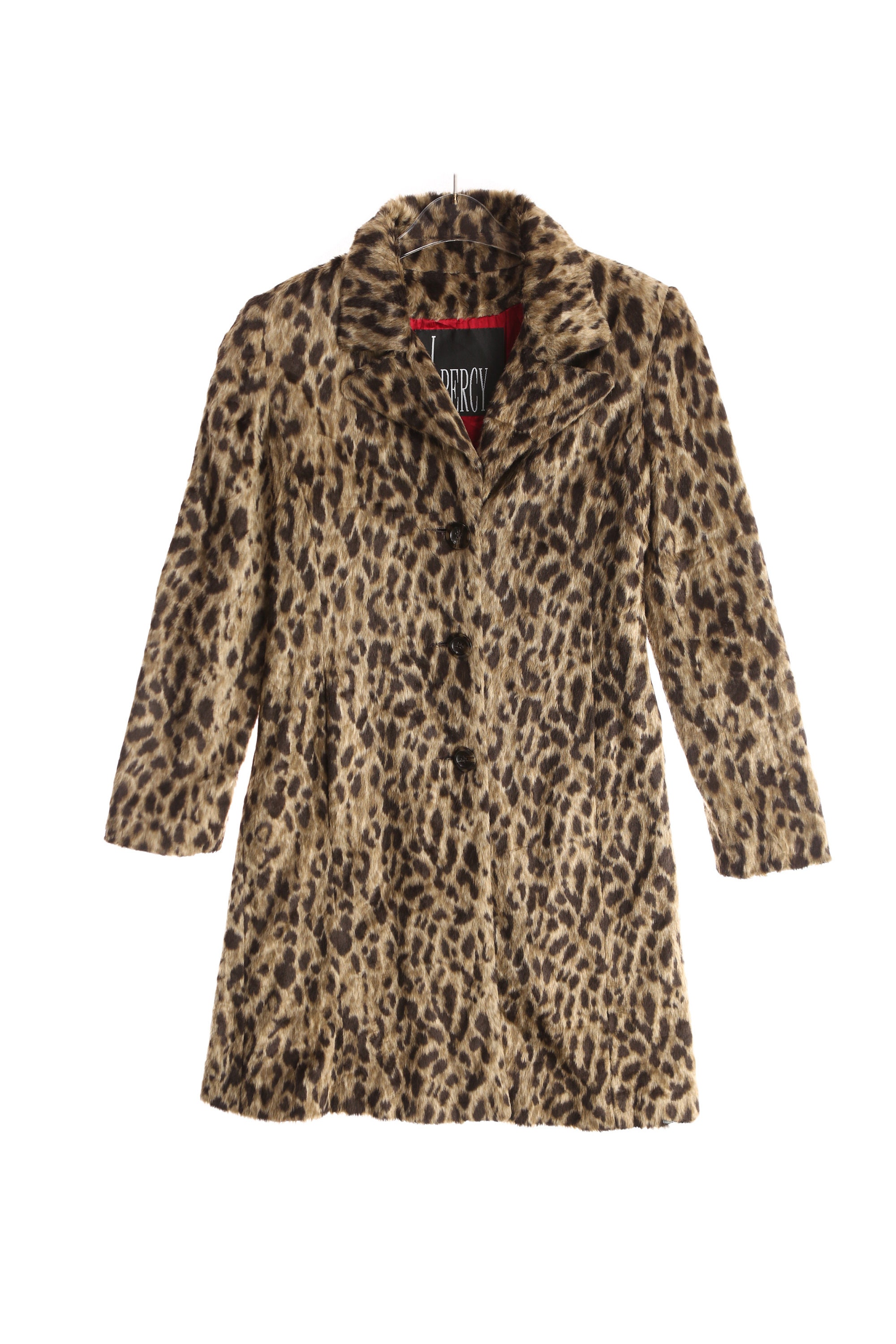 Y2K Leopard Print Faux Fur Coat - Etsy