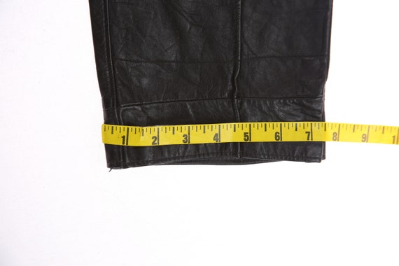 Vintage Men's Black Leather Pants by Brooks - Estimat… - Gem