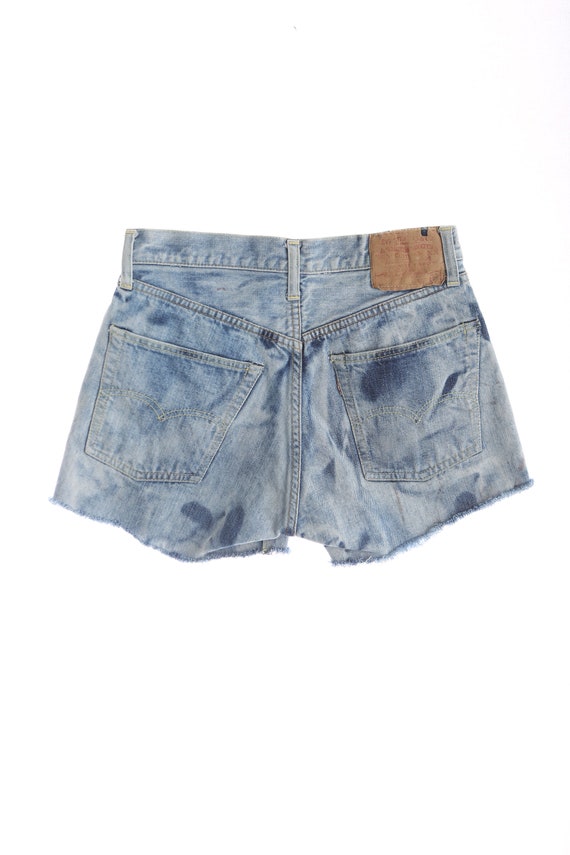 Levi's Bleached Denim Shorts Gem