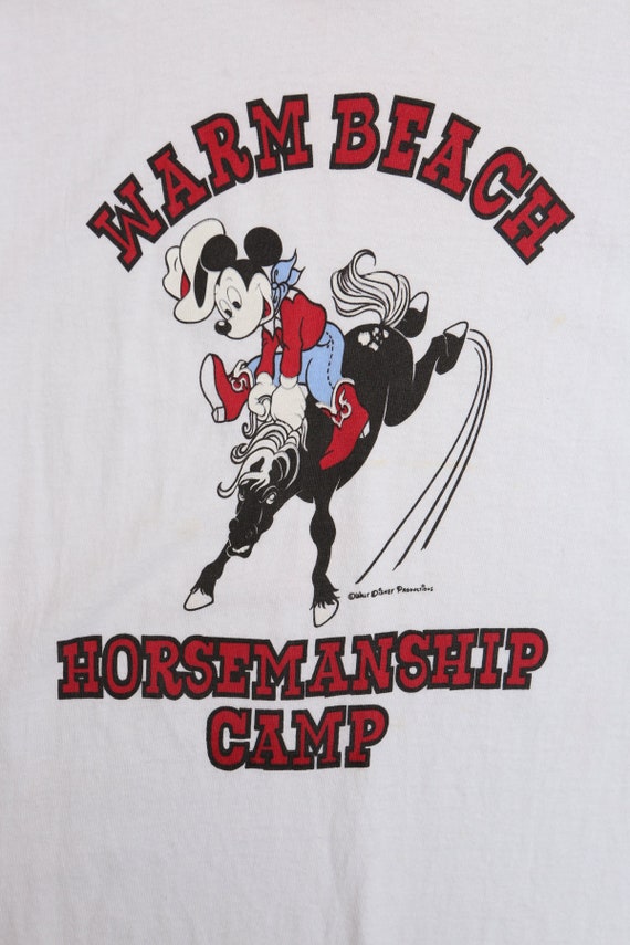 Vintage Mickey Mouse Cowboy Graphic Tshirt Gem