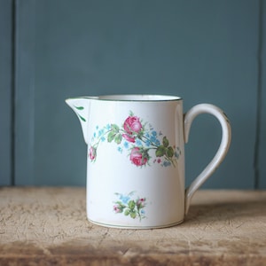 ceramic pitcher Moulin des Loups Hamage Nord, ceramic jug, flower pot, spoon pot, kitchen, collection, pottery, 60's