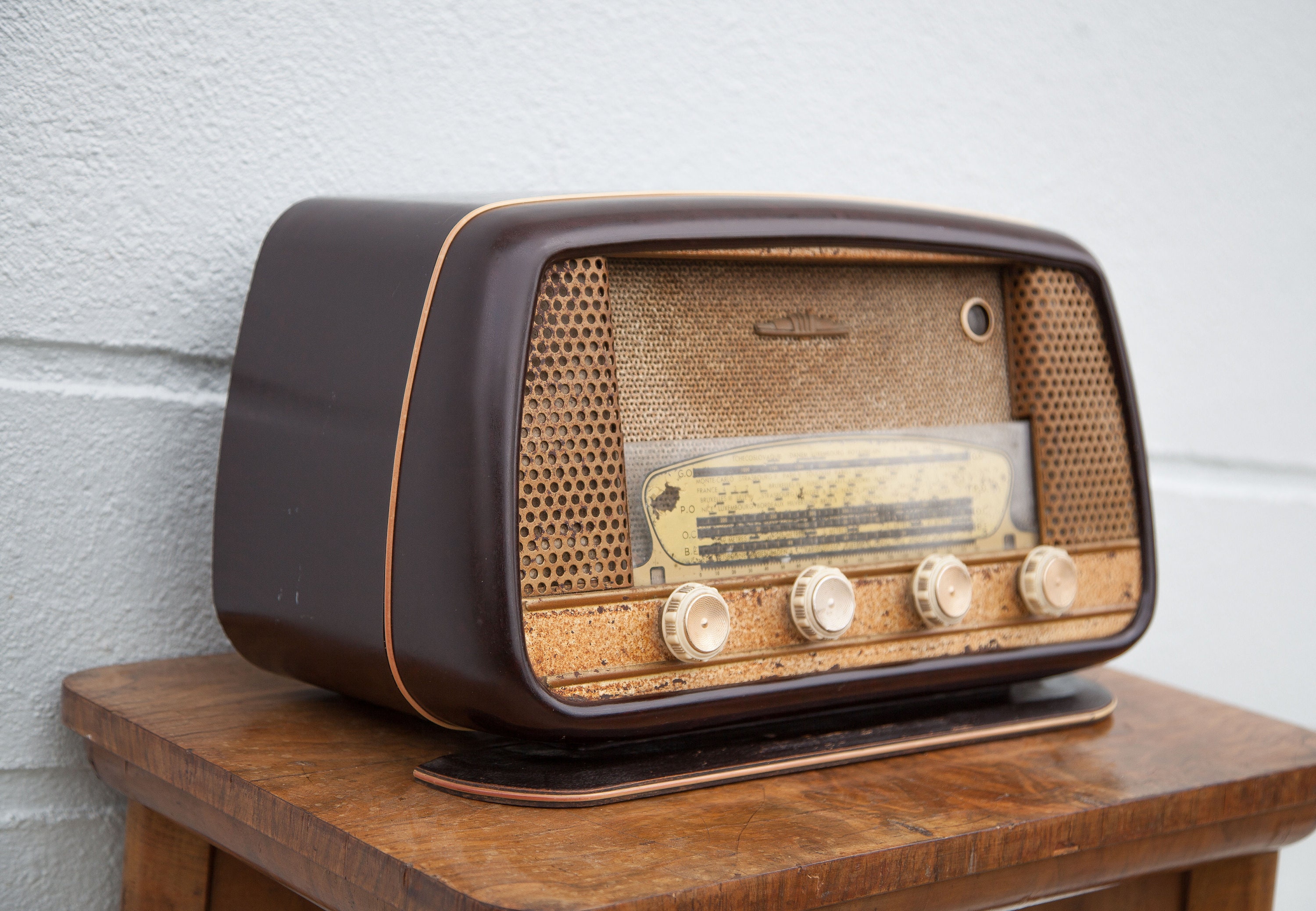 Vintage TSF Radio Bakelite Radio Old TSF Radio Retro - Etsy