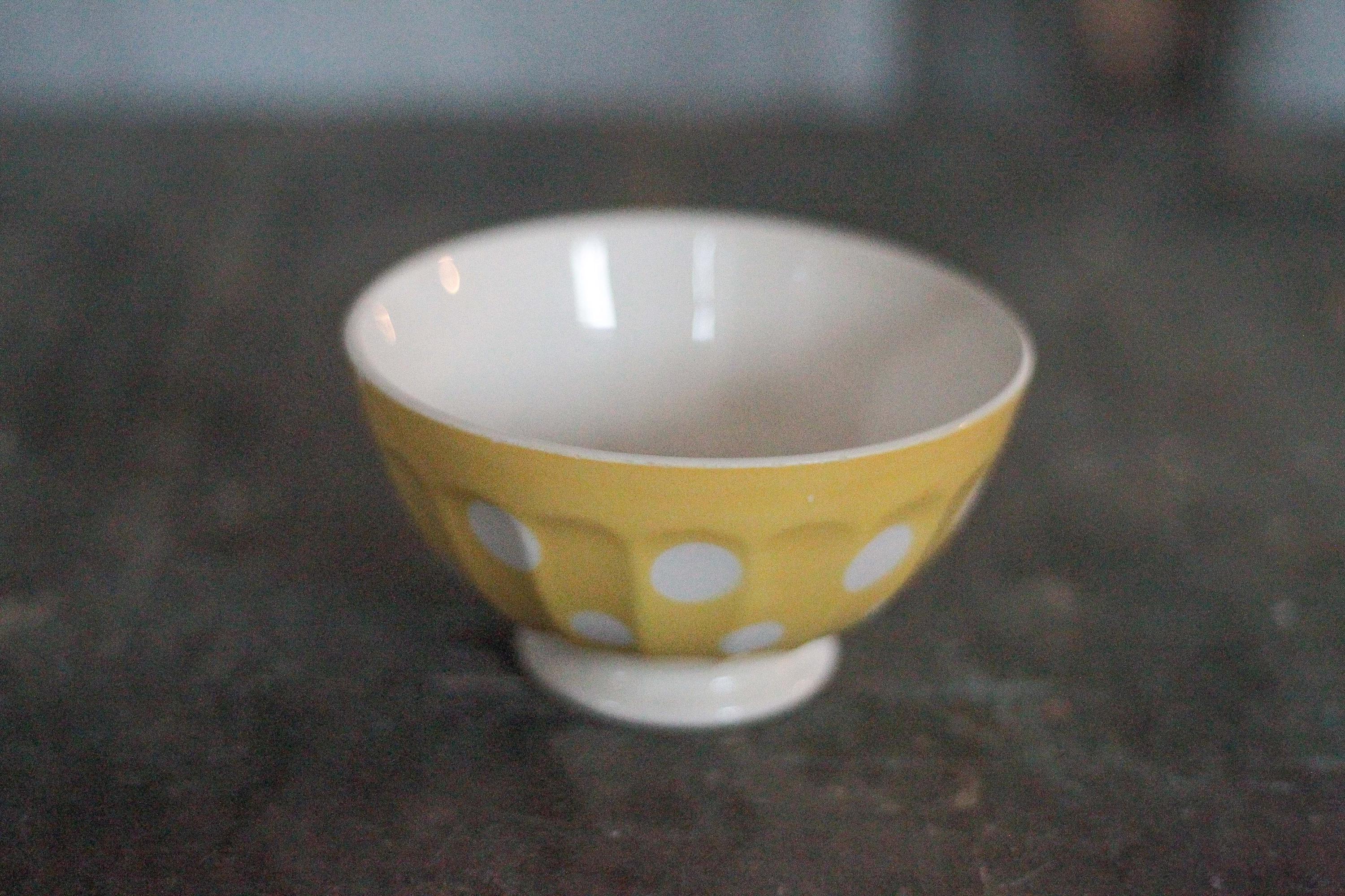 Ancien Saladier En Grès Digoin Grespots - Bol Vintage Gris, Super Pour La Déco !