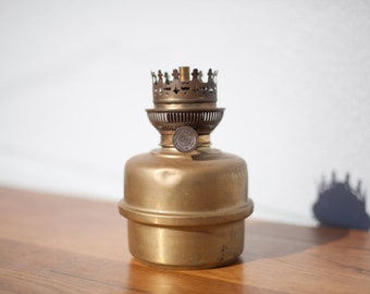 Oil lamp, brass lamp Le bec round Parisien, interior decoration, old lamp, collection