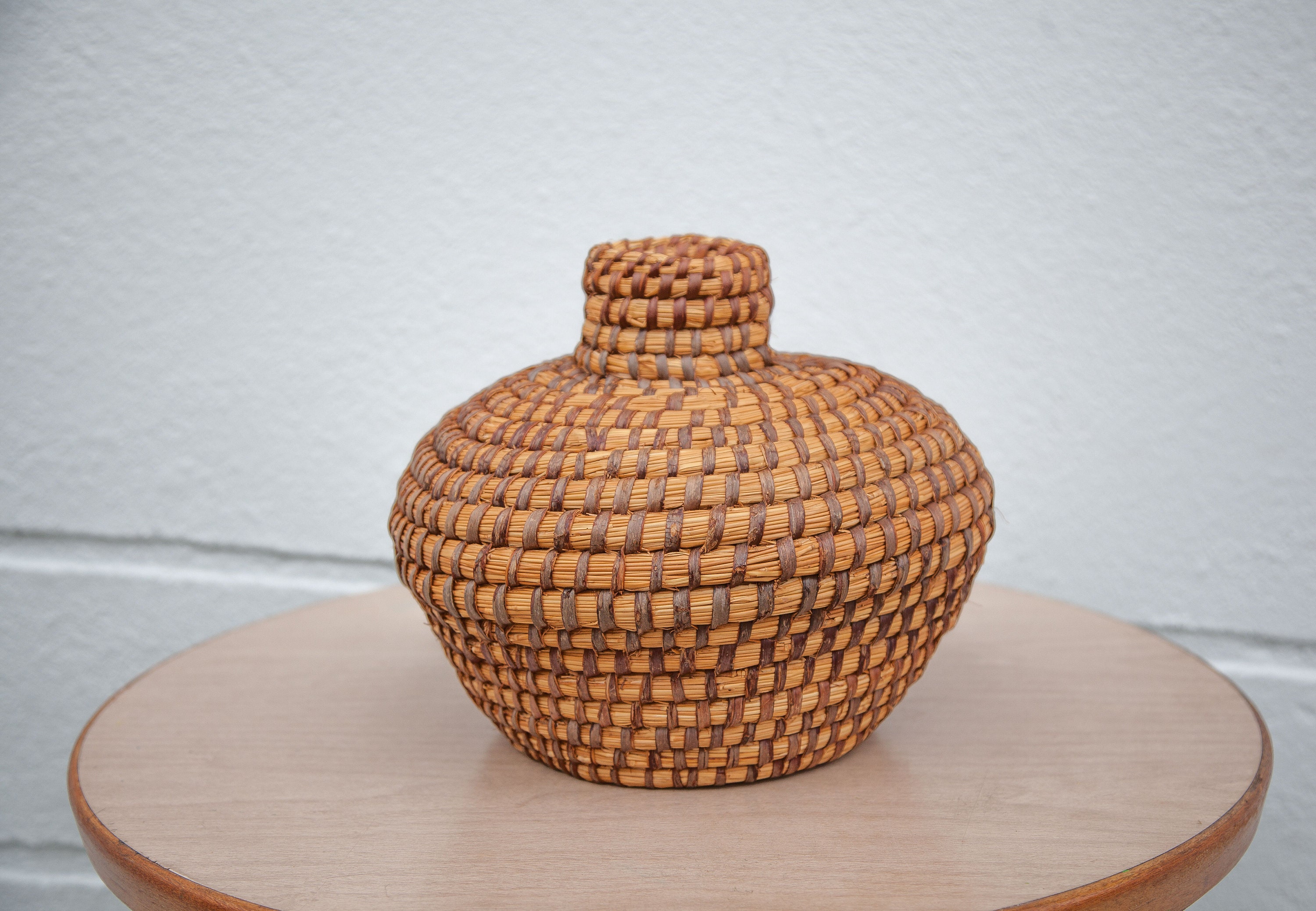 Vase Paille Ancien, Bourgne, Vase Pour Fleurs Séchées, Vannerie, Déco Intérieur, Cache-Pot Osier, Vi