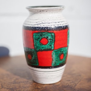 Modernist ceramic vase, vintage vase, model 238-18, signed vase, flower pot, collection, interior decoration, 50/60&#39;s