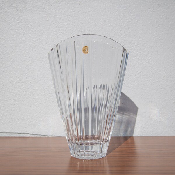 Crystal Fan Vase Etsy
