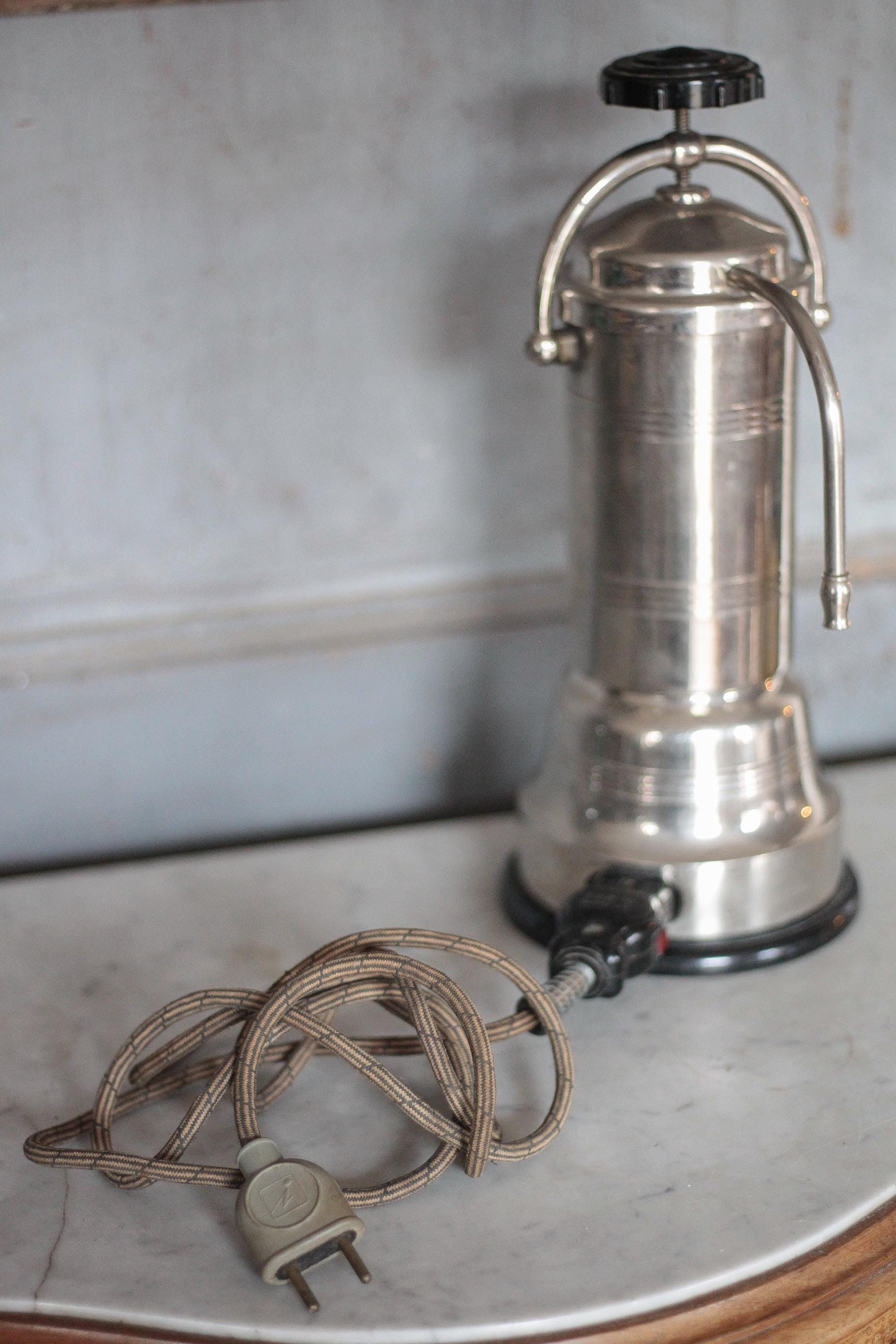 Cafetière Vintage Jema Expresso 1958 – Chrome étincelant – 110V – 5 Tasses