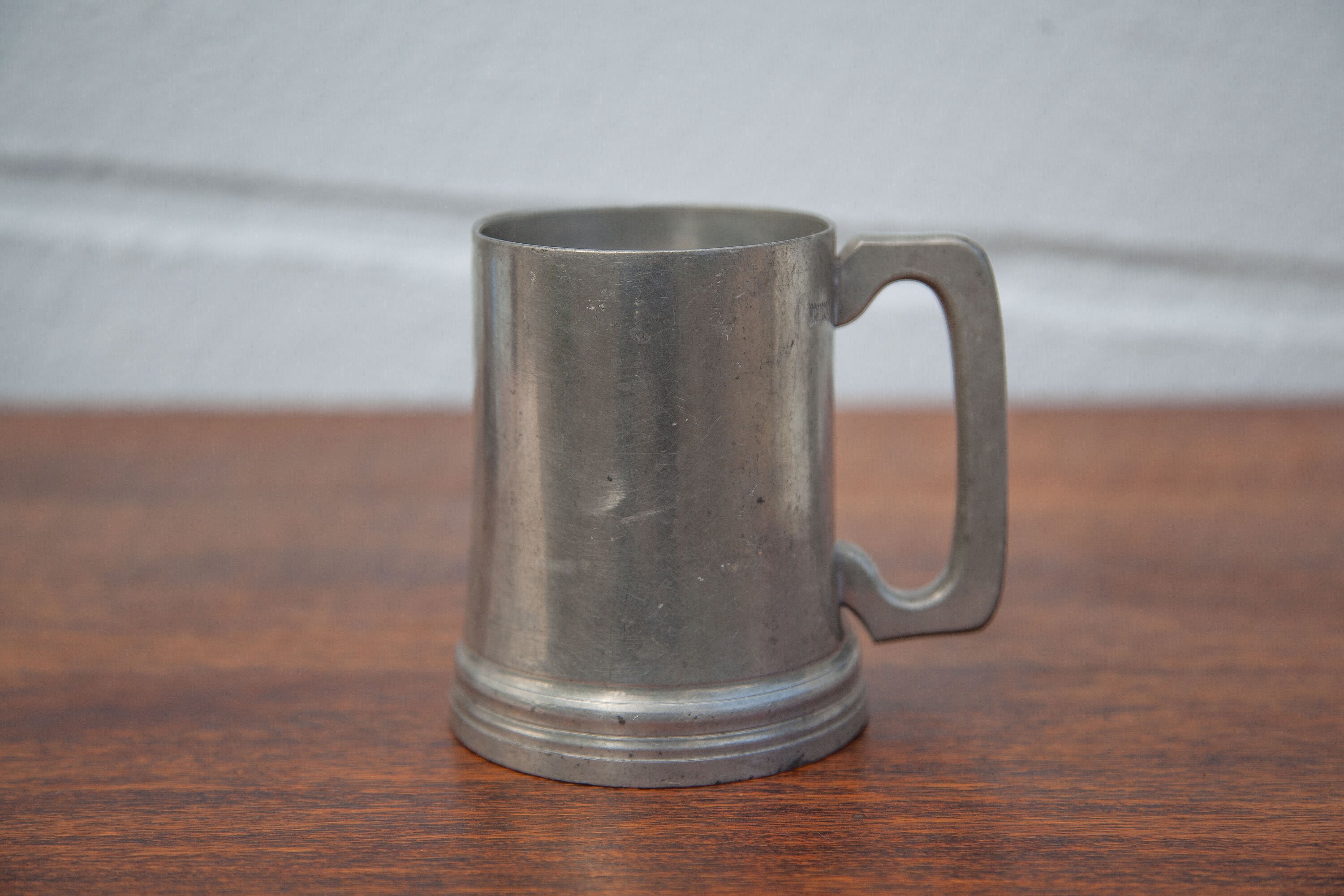 Chope Étain Vintage, Tasse Étain, Pint Cuisine, Bar, Gaskell & Chambers Birmingham, Collection, Pewt