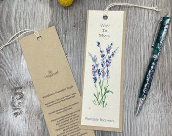 Baby In Bloom | Bookmark | Lavender