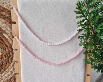 Rose Quartz Ball Chain (Selectable)