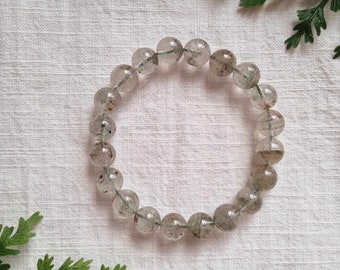 Garden quartz ball bracelet