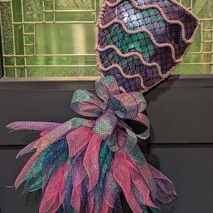 Coastal Mermaid Tail Wreath, Various Styles