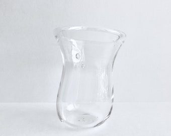 Water Drop Flared Vase with Bubbles