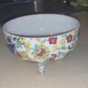 Vintage Lefton Footed Bowl