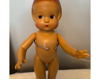 VTG Effanbee Repo 12"  Patsy Doll 036-V5101 with Gold Hang Tag and Original Box