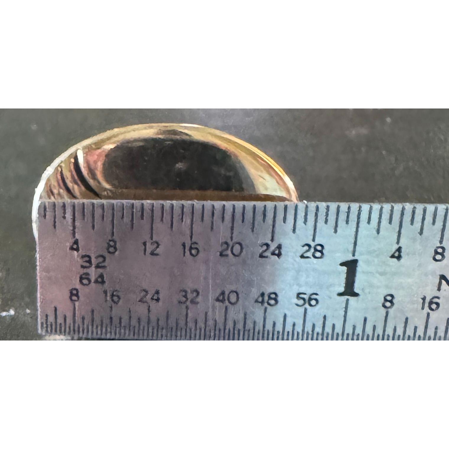 Boutons De Manchette Vintage Dorés Et Strass Par ANSON - Référence 4317 - Occasion En Bon état