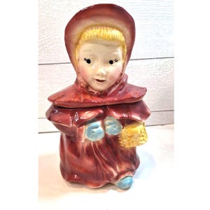 Brush Pottery Red Riding Hood Cookie jar