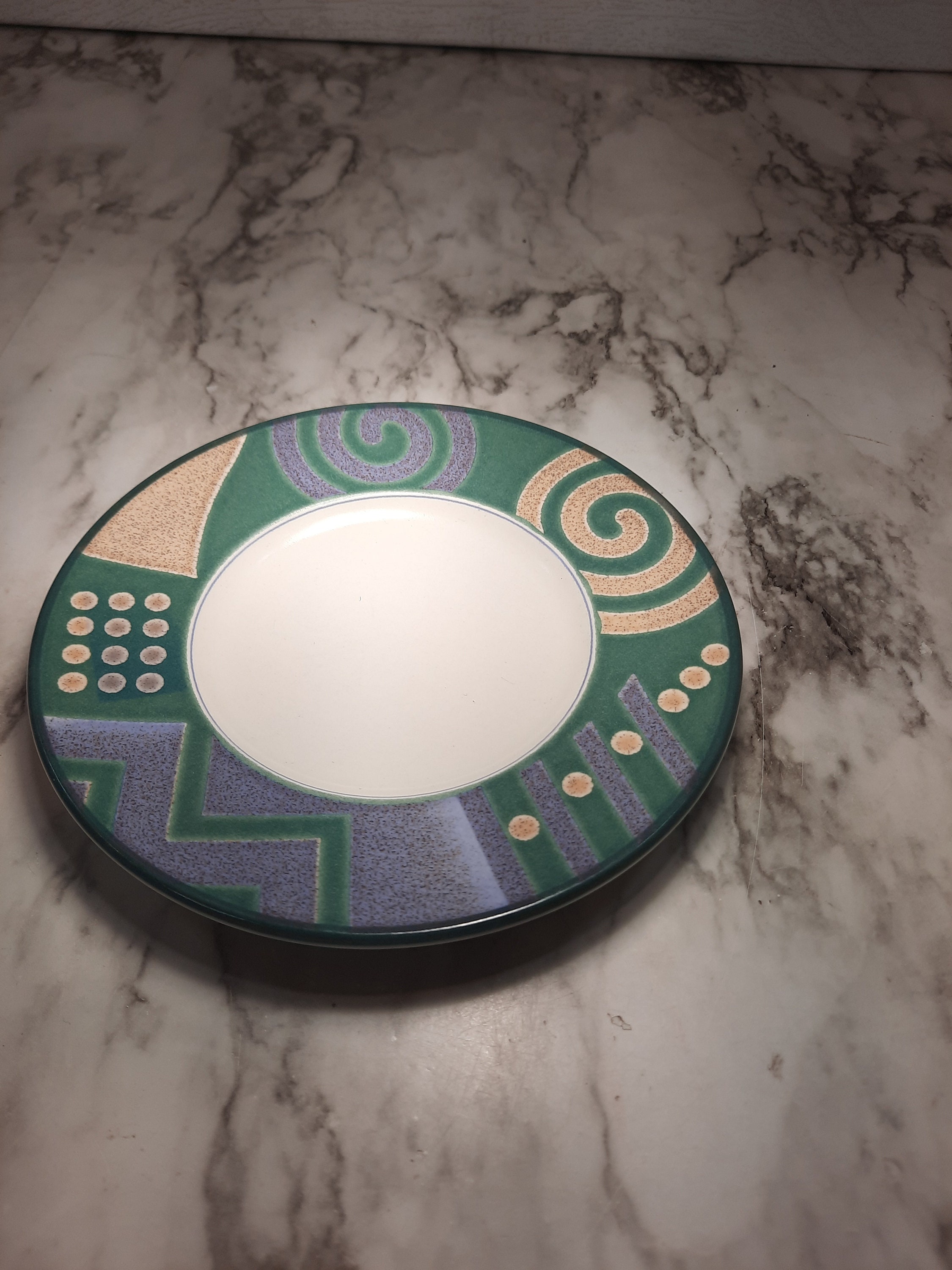 幾何学模様MIKASA ビンテージ食器 JOHN BERGEN