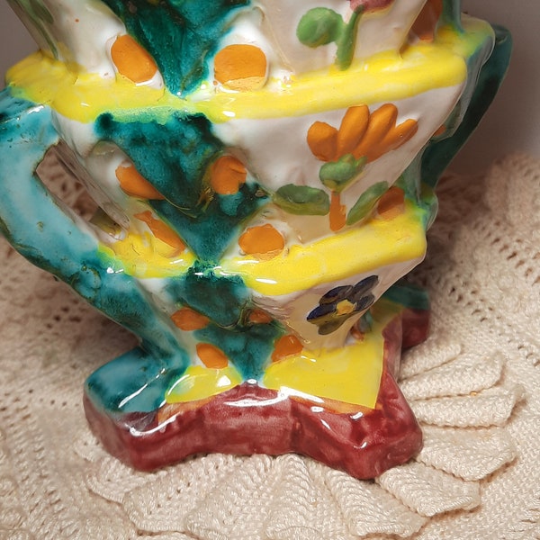 Italian Pottery Vase Etsy
