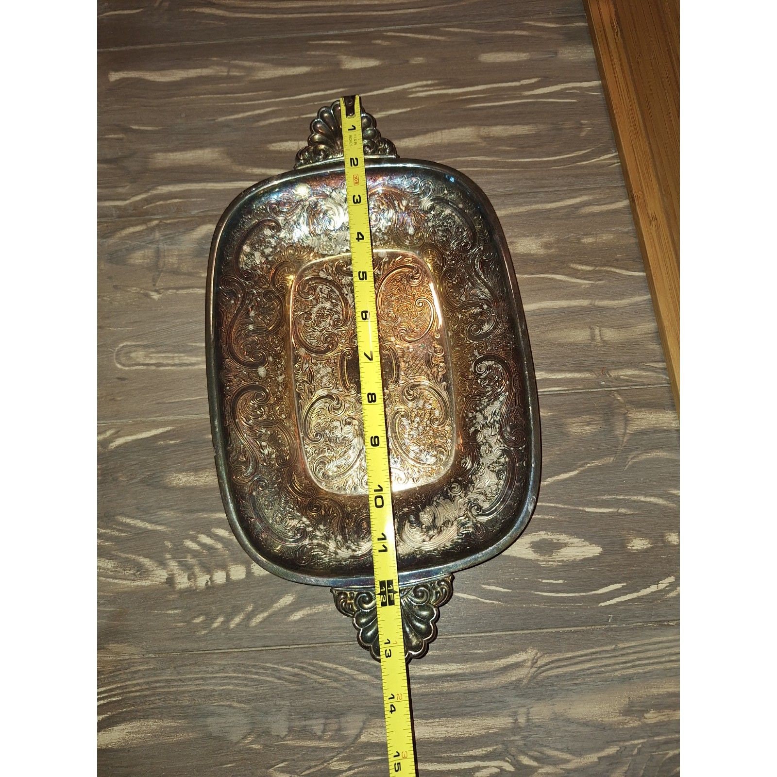 Barker Ellis Silver Co. Engraved Serving Tray Made in England - Etsy