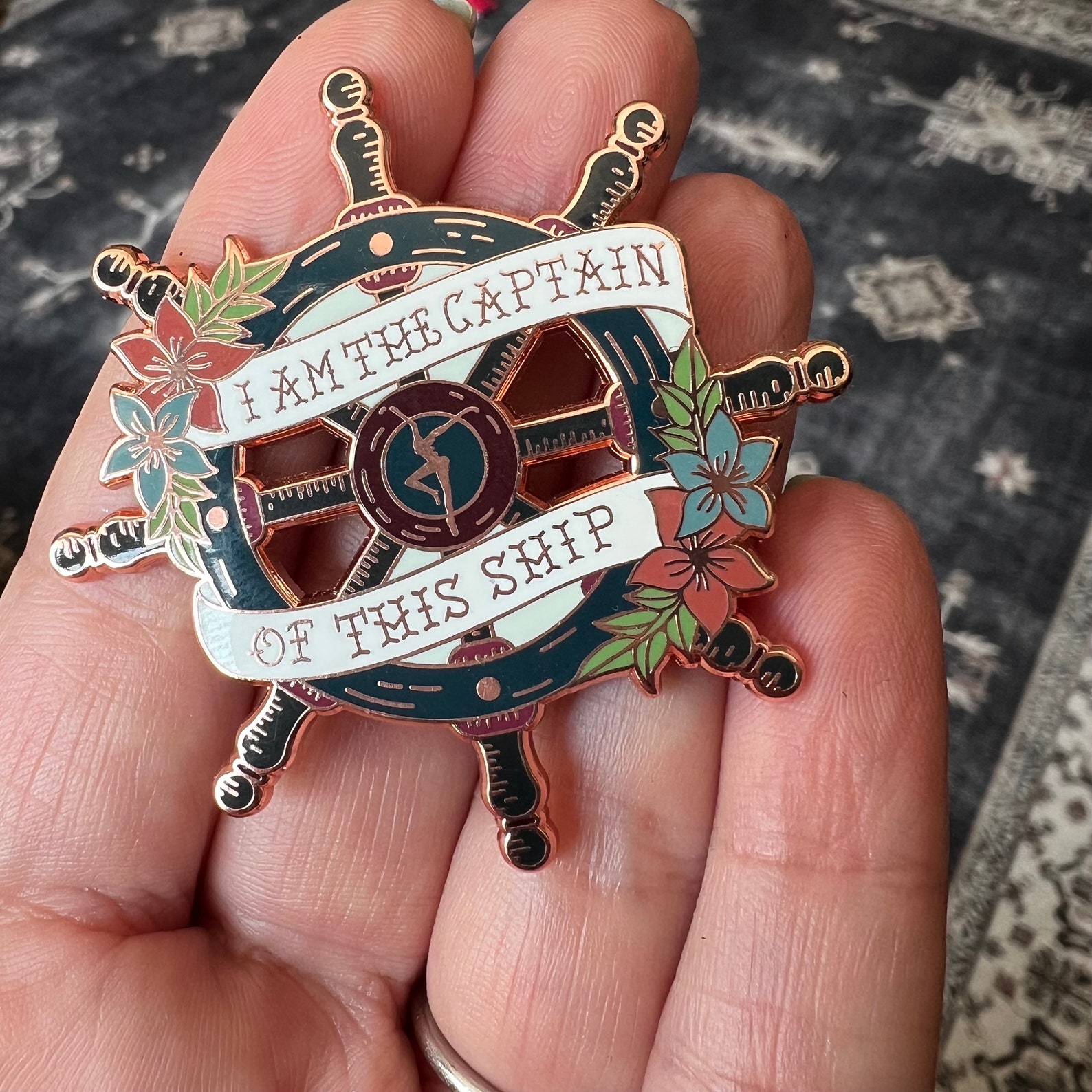 Captain Inspired Pin - Etsy