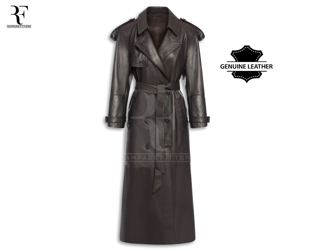 Designer Trench Coat- Italian Metallic