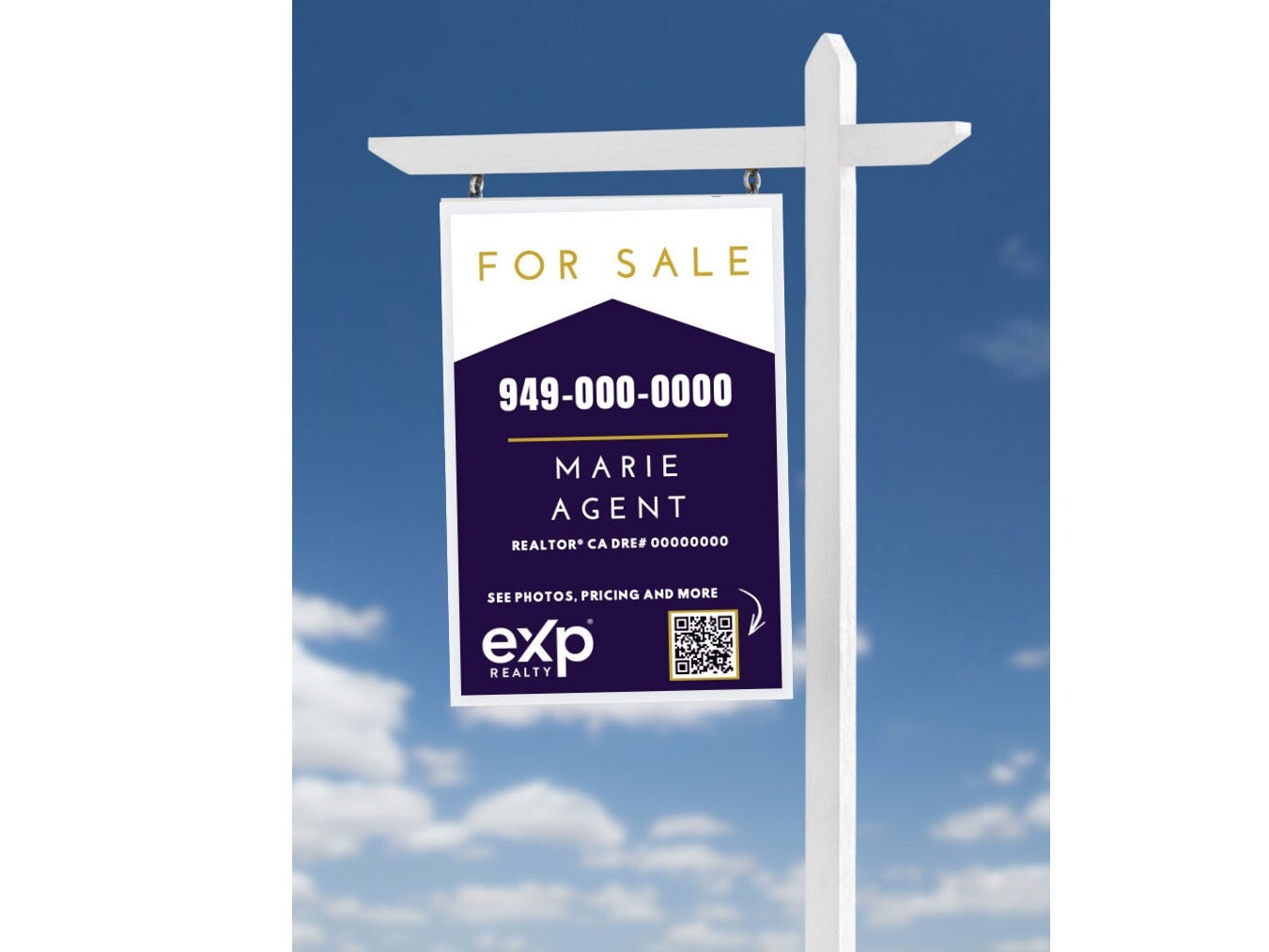 EXP Realty for Sale Sign 24X36 Etsy
