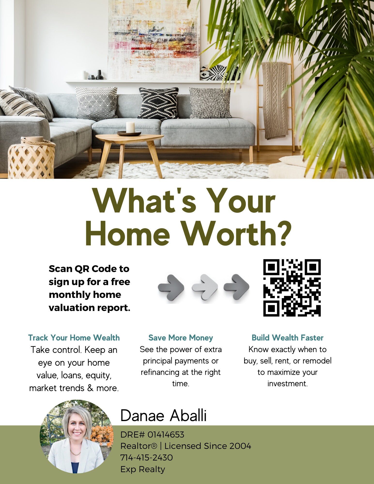 What's Your Home Worth Flyer for Realtors V1 Etsy