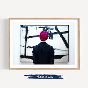Unique Rothko Street Photography PRINT | Pink and White Poster - Rothko Wall Decor Gift, Fine Art Print