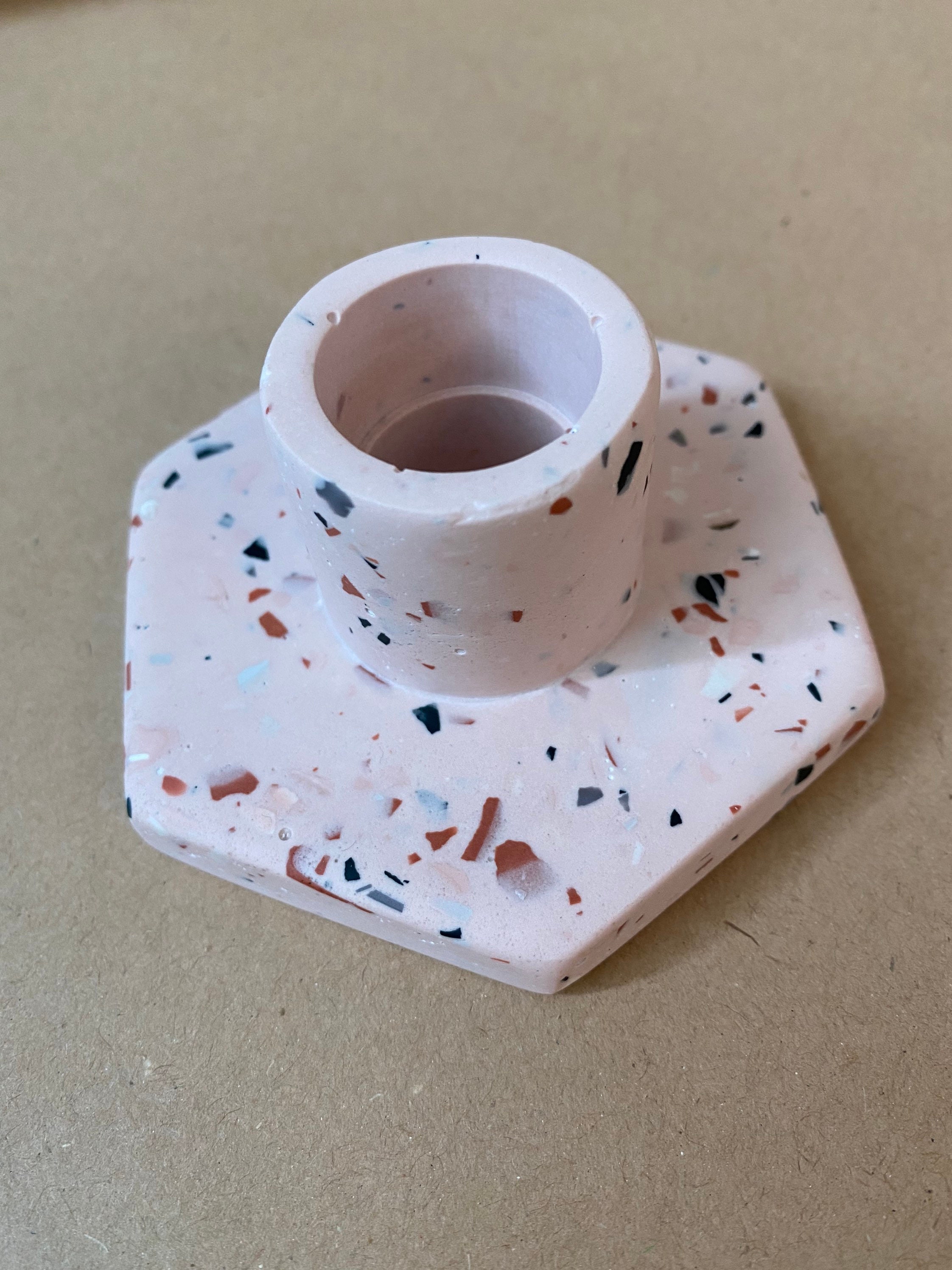 Bougeoir Eco Résine Jesmonite